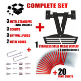 Race Bib Holder + Medal Hanger Display Rack V2-Medal Display-Victory Hangers®